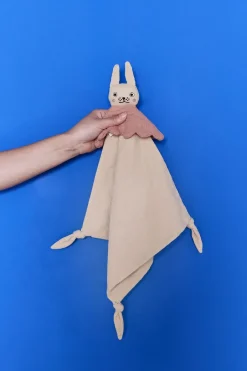 OYOY Ninka Rabbit baby blanket 40x40 cm, Beige Best