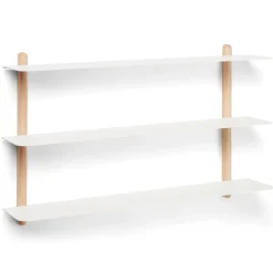 Gejst Nivo shelf A, Light oak- White