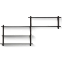 Gejst Nivo shelf B, -stained ash room- Black Discount