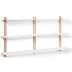 Gejst Nivo shelf D large, Light oak- White
