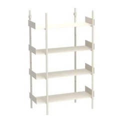 Broste Copenhagen Nobuko bookshelf 4 shelves, White Discount
