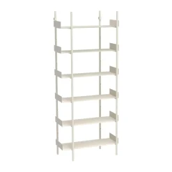Broste Copenhagen Nobuko bookshelf 6 shelves, White Online