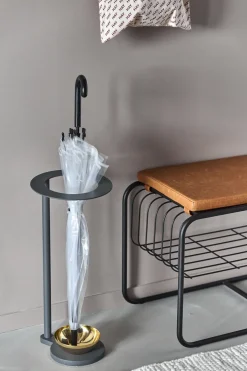 Scandi Living Nod bench/shoe rack 80x36x42 cm, Black Outlet