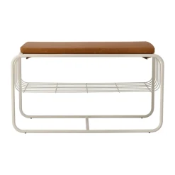 Scandi Living Nod bench/shoe rack 80x36x42 cm, Beige Outlet