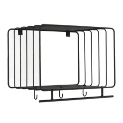 Scandi Living Nod hat rack 45 cm, Black