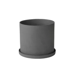 Blomus Nona flower pot Ø15 cm, Pewter Grey Sale