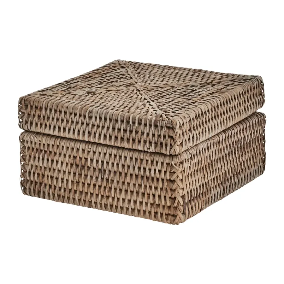 Lene Bjerre Norah storage box 18x18 cm, Nature Brown Discount