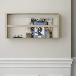 Fritz Hansen Norr magazine holder, oak Brown Best