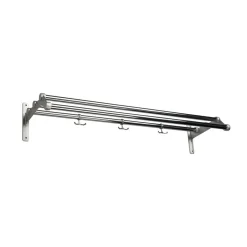 Essem Design Nostalgi 291 hat shelf, Chrome, aluminium Silver-coloured