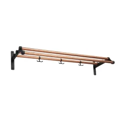Essem Design Nostalgi 291 hat shelf, Copper, black Orange