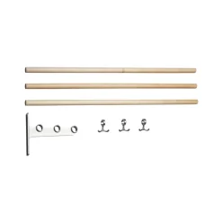 Essem Design Nostalgi add-on shoe or hat shelf, Birch, aluminium stand Beige Sale