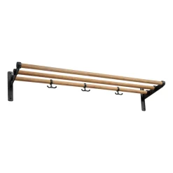 Essem Design Nostalgi hat shelf/ shoe shelf, Bambu-black BrownBlack Outlet