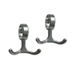 Essem Design Nostalgi hook 2-pack, aluminum Silver-coloured Clearance