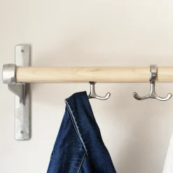 Essem Design Nostalgi hook 2-pack, aluminum Silver-coloured Clearance