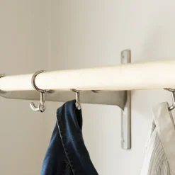 Essem Design Nostalgi Hook rack, Aluminium, stand Black Clearance