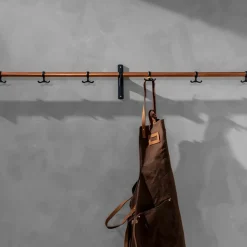 Essem Design Nostalgi Hook rack, Walnut, black stand Brown