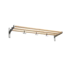 Essem Design Nostalgi Shoe or hat shelf, Birch, aluminium stand Beige Sale