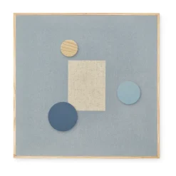 Nofred Noticeboard bulletin board + 3 magnets, Blue