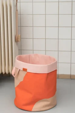 Mette Ditmer Nova Arte laundry basket 40x40x50 cm, Latte-orange BeigeOrange Online