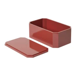 Ferm Living Nova storage box 15x25 cm, Picante Red Best