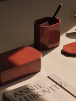 Ferm Living Nova storage box 7.5x10 cm, Picante Red Sale