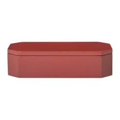 Ferm Living Nova storage box 10x20 cm, Picante Red Best