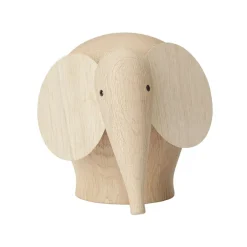 Woud Nunu wooden elephant, medium Brown Best