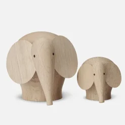 Woud Nunu wooden elephant, medium Brown Best