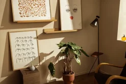Iittala Oiva Toikka Cheetah poster , 50x70 cm Brown Clearance