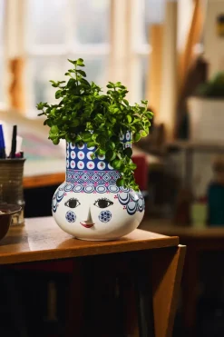 Bjørn Wiinblad Olga vase 20 cm, Blue Best
