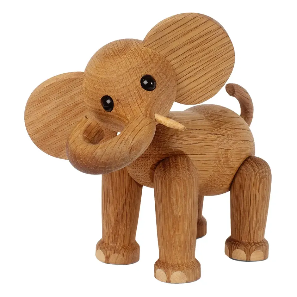 Spring Copenhagen Ollie elephant decoration, Oak-Maple Brown Online