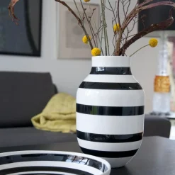 Kähler Omaggio vase large, Black Clearance