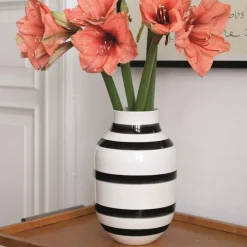 Kähler Omaggio vase large, Black Clearance