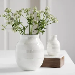 Kähler Omaggio vase pearl, Small White Sale