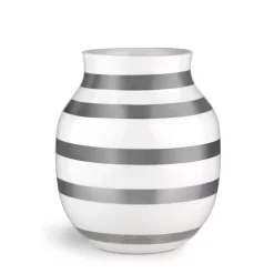 Kähler Omaggio vase silver, medium Silver-colouredWhite New
