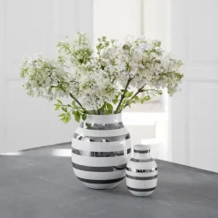 Kähler Omaggio vase silver, medium Silver-colouredWhite New