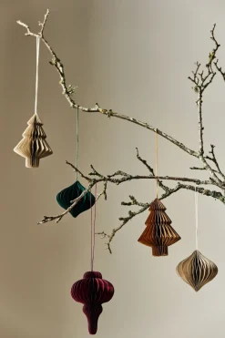 Scandi Living Onion baubles 4-pack, Beige New