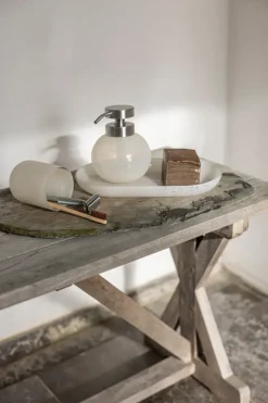 Mette Ditmer Opal tray, Linen, 14x25.5 cm White Clearance