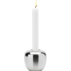 Stelton Ora candle sticks stainless steel, large Silver-coloured Sale