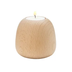 Stelton Ora candle sticks wood, large Beige New