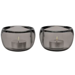 Stelton Ora lantern 2-pack, smoke Grey New