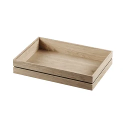 MOEBE Organise storage box 17x25 cm, Wood Brown