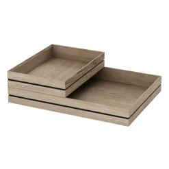 MOEBE Organise storage box 17x25 cm, Wood Brown
