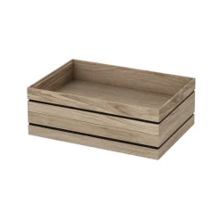 MOEBE Organise storage box 17x25 cm, Wood Brown