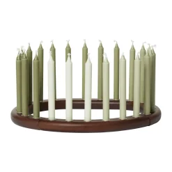 Ferm Living Ori candleholder 28x31 cm, Dark stained Brown Best