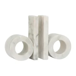 URBAN NATURE CULTURE Orlin bookend 2-pack, Marble Green New