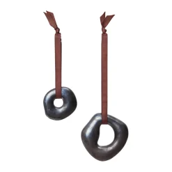 Ferm Living Orrith decorative hanging 2 pieces, Rustic Bronze BlackBrown Discount