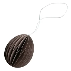 DBKD Ovoid Easter decoration paper 7 cm, Brown Best