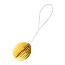 DBKD Ovoid paper Easter decoration small 4 cm, Yellow Sale