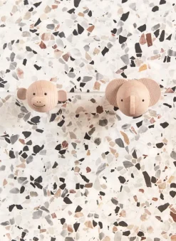 OYOY Mini wall hook, Elephant Beige Best
